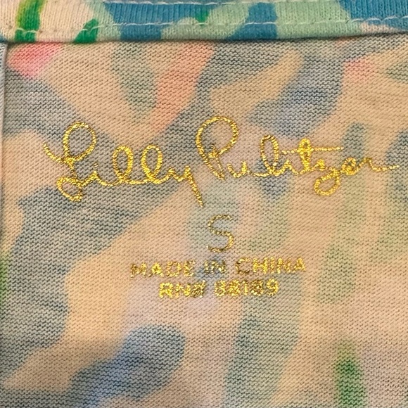 Lilly Pulitzer Dress Women ‘s Size Small Turquoise Blue Coral Print Summer Dress - Picture 5 of 9